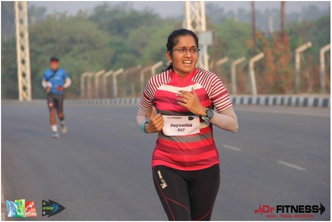 Jayanthi pushing to finish strong in the run