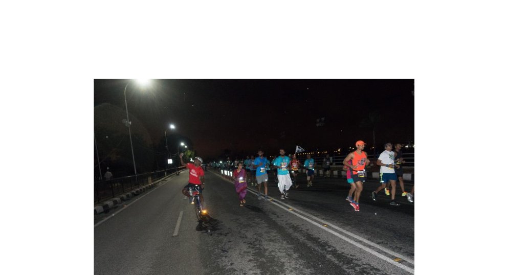 Running before daylight with friends